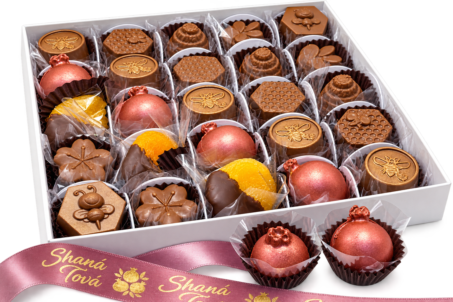 CAIXA BRANCA ROM�S 16 BOMBONS