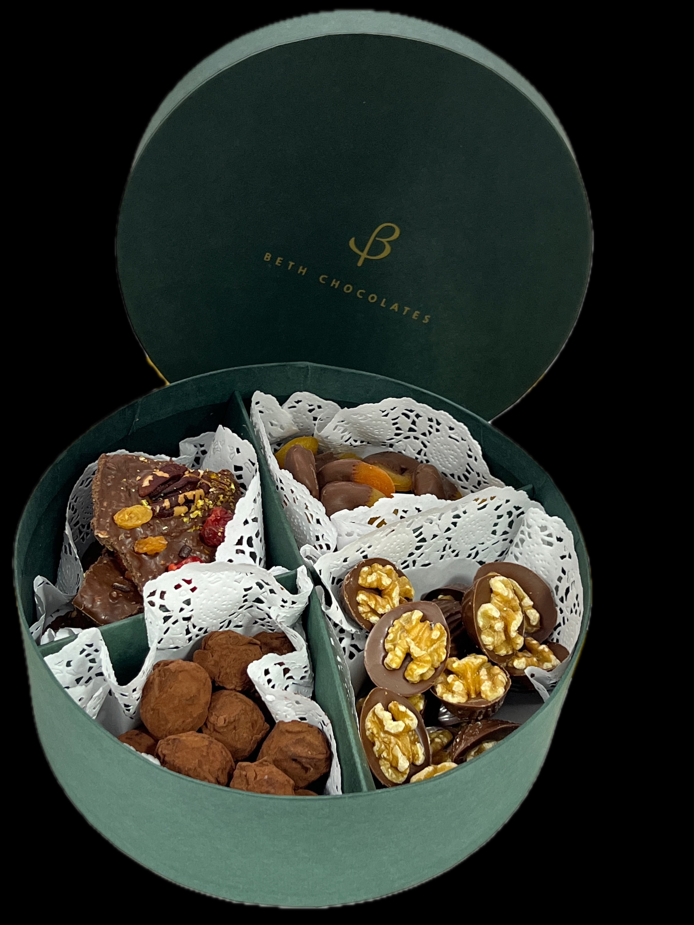 CAIXA MIX BETH CHOCOLATES REDONDA 